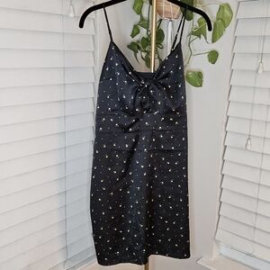 Abercrombie & Fitch Black Smocked Mini Dress